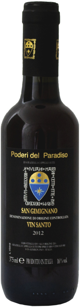 Vin Santo San Gimignano DOC Poderi del Paradiso 2016 0,375 Liter