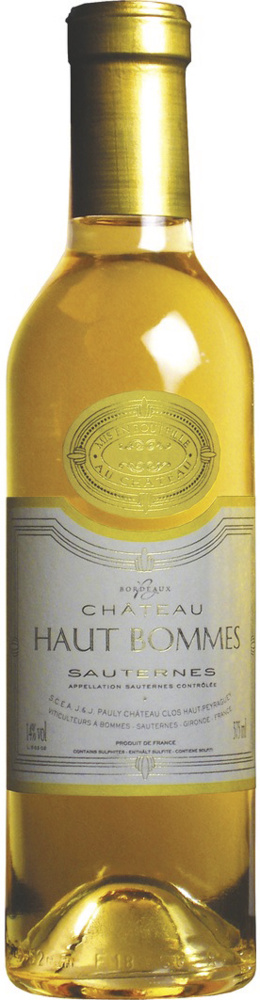 Sauternes A.O.C. Château Haut-Bommes 2012 0,375 Liter