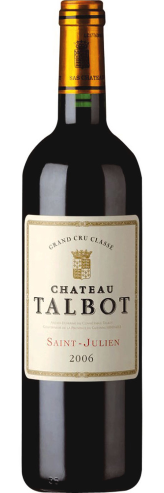 Chateau Talbot 4eme Cru Classe 2016 0,75 Liter