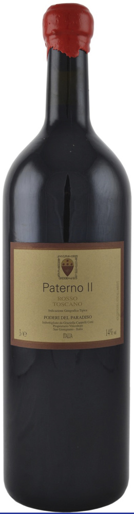 Vino Rosso IGT "Paterno II" Toscana Poderi del Paradiso 2019 3 Liter
