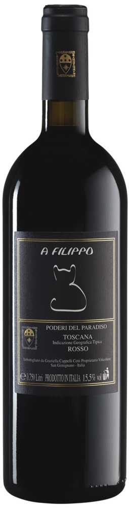 Vino Rosso IGT "A Filippo" Toscana Poderi del Paradiso 2022 0,75 Liter