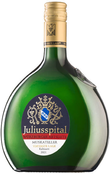 Juliusspital Muskateller Würzburger Abtsleite Kabinett 2021 0,75 Liter
