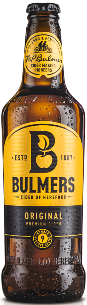 Bulmers Original Cider mild intensiver Apfelgeschmack 0,5 Liter