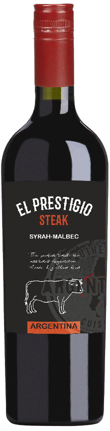 El Prestigio Syrah-Malbec Steakwine 2021 0,75 Liter