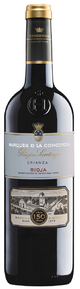 Crianza, Rioja DOCa Marques de la Concordia 2018 0,75 Liter