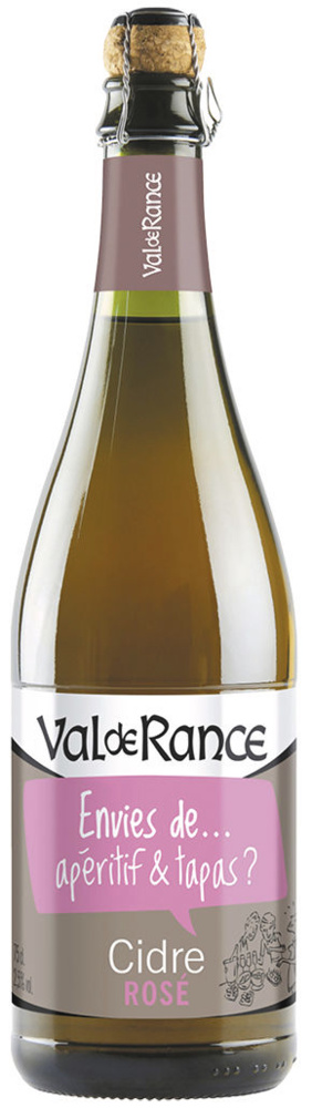 Cidre Rose - Feinherb Apfelmost & Birnenmost Val de Rance 0,75 Liter