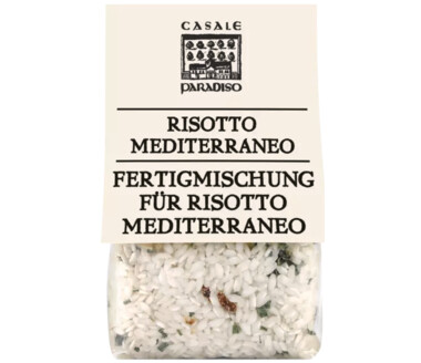 Risotto Mediterraneo, mit italienischem Gemüse Casale Paradiso, Abruzzen