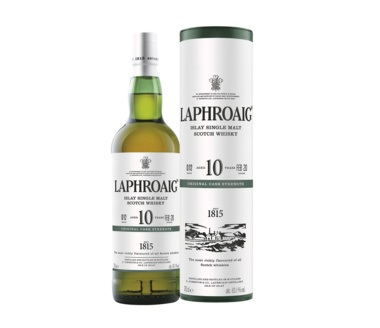 Laphroaig Cask Strength 10Y. Islay Malt Scotch