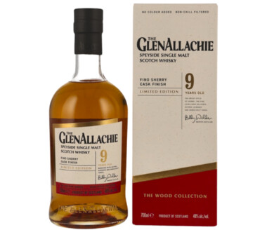 GlenAllachie 9 Years Fino Sherry Cask Finish Single Malt Scotch Whisky