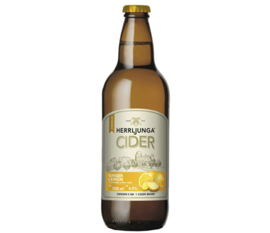 Herrljunga Ginger Lemon Flavoured Pear Cider Premium Swedish