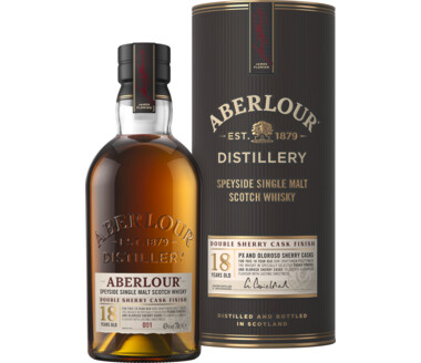 Aberlour 18Y Double Sherry Cask Finish PX + Oloroso Cask