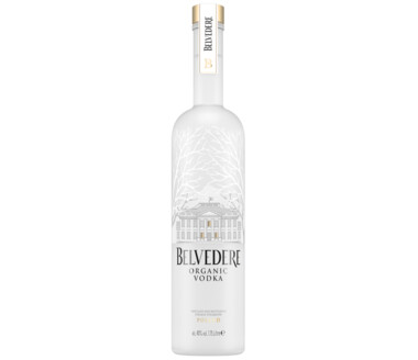 Belvedere Organic Vodka mit Beleuchtung