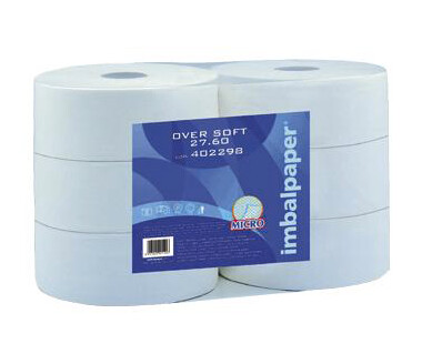Toilettenpapier Multirolle 2 lagig, 6 Rollen/Pack 24cm, supersoft