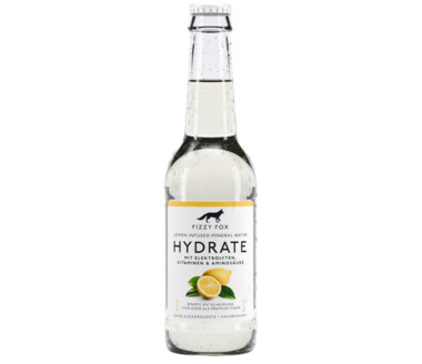 Fizzy Fox Lemon Infused Mineral Water Hydrate