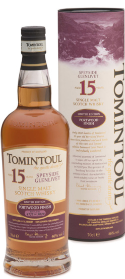 Tomintoul 15y Portwood Finish Speyside Whisky