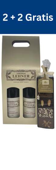 Thomas Lehner® burgundisch, gereift Zweigelt + Pinot Noir + Schokolade und Geschenkkarton Gratis