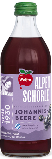 Wolfra Johannisbeerschorle Alpenschorle