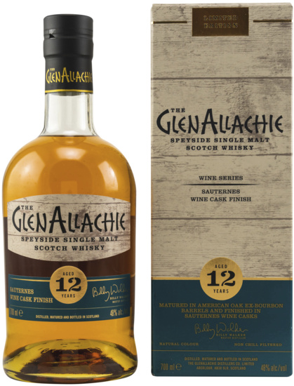 GlenAllachie 12 Years Sauternes Wine Finish Single Malt Scotch Whisky