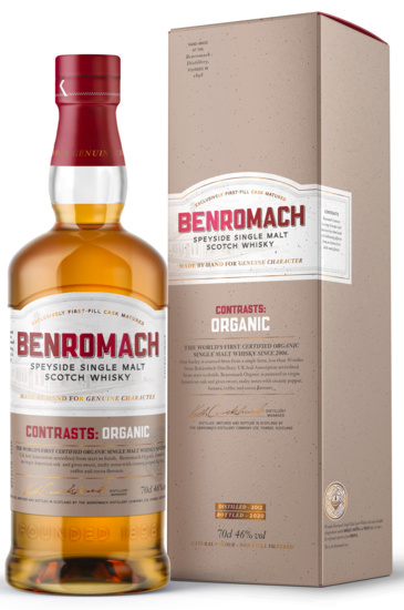 Benromach Conrasts Organic Single Malt Scotch Whisky