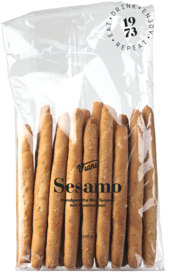 Grissini mini al sesamo 100gr. MHD 16.01.25