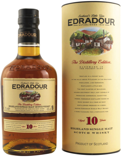 Edradour 10 Years Old Single Malt Scotch Whisky