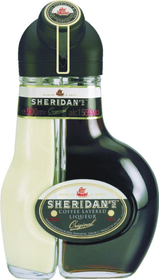 Sheridan's Black & White Liquer aus dem Hause Baileys