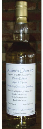 Kaleu's Own #3 Private Edition 12 Years Speyside Single Malt Scotch