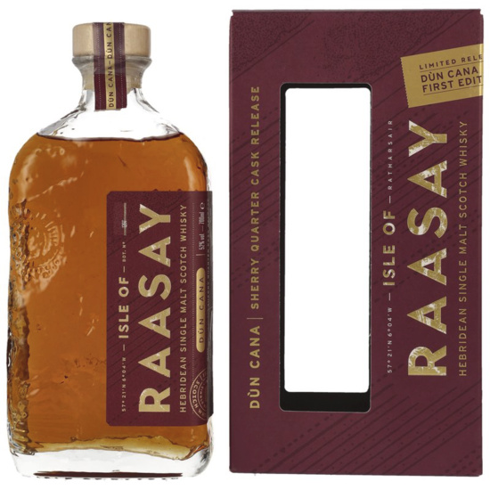 Isle of Raasay Dun Cana Sherry Quarter Cask First Edition Single Malt Whisky