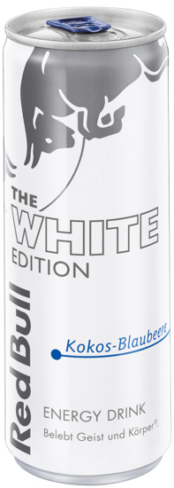 Red Bull White Edition Energy Drink Kokos-Blaubeere