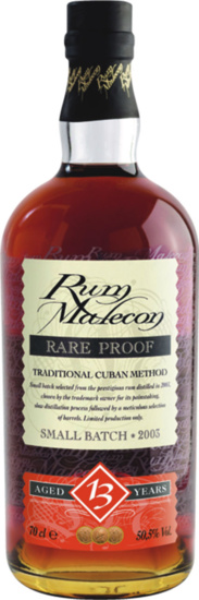 Malecon Rum Rare Proof 13y Panama Rum