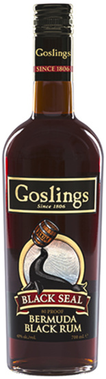 Goslings Bermuda Rum 80 Proof Black Seal