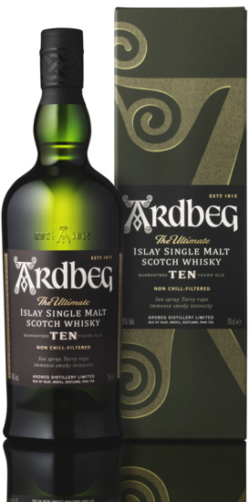 Ardbeg TEN Islay Single Malt Scotch Whisky