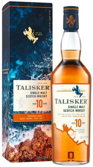 Talisker Isle of Skye 10 Years Classic Malt Scotch Whisky