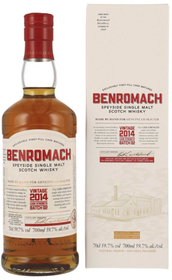 Benromach Cask Strength 2014 Single Malt Scotch Whisky