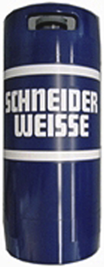 Schneider Weisse Hefeweissbier naturtrüb Schub KEG