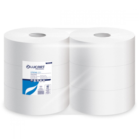 Jumborollen Toilettenpapier 2 lagig, 6 Rollen, 25cm, soft