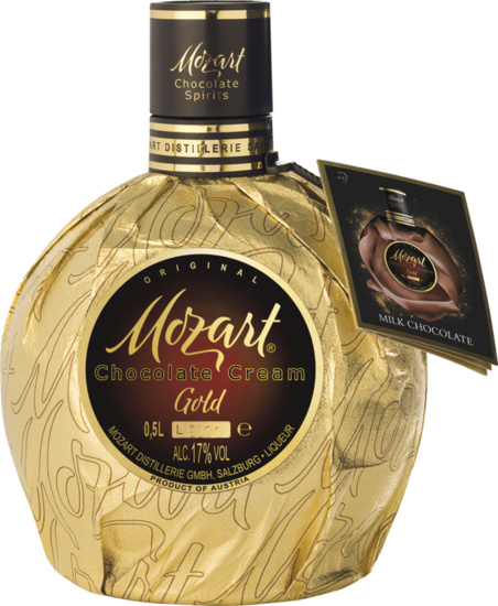 Mozart Chocolate Cream gold Premium Chocolate Liqueur