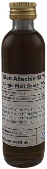GlenAllachie 12 Years Single Malt Scotch Whisky