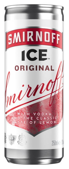 Smirnoff Ice Mehrweg Dose Vodka Mixed Drink Lemon Best By 3°C
