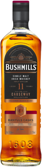 Bushmills 11Y Banyuls Cask Causeway Collection 2022