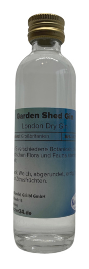 Garden Shed Gin London Dry Gin