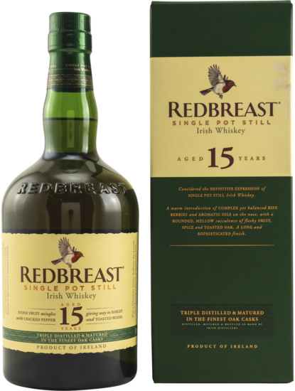 Redbreast 15 Years Single Pot Still Irish Whisky Abfüllung 2011
