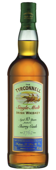 The Tyrconnell 10Y Sherry Cask Single Malt Irish Whiskey