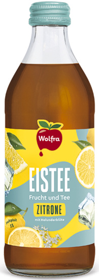 Wolfra Eistee Zitrone-Holunder