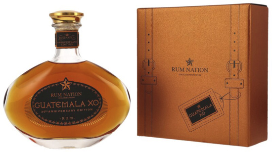 Rum Nation Guatemala XO 20th Anniversary Decanter