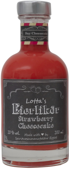 Lottas Eierlikör Strawberry Cheesecake