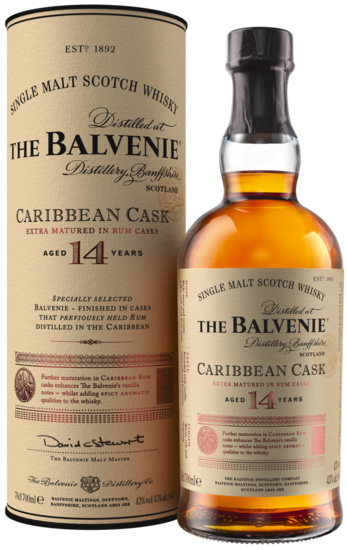 The Balvenie 14 Years old Caribbean Cask