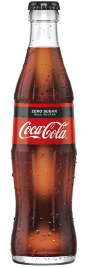 Coca-Cola zero Glasflasche