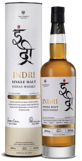 Indri Trini - The Three Wood Single Malt Indian Whisky