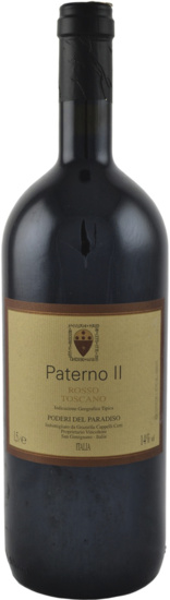 Vino Rosso IGT "Paterno II" Toscana Poderi del Paradiso